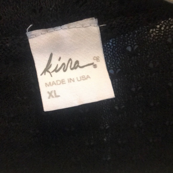 Black slouchy cardigan with pockets - Picture 4 of 5